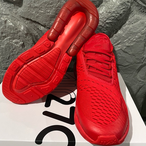 Nike Men Air Max 270 Red/Red [CV7544 600] - Picture 5 of 7